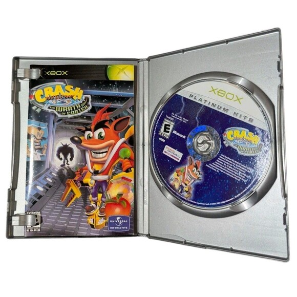 Crash Bandicoot: The Wrath of Cortex (Platinum Hits) OG Xbox With Manual - Picture 3 of 4